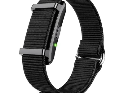 Pebble Qore 2 Smart Band Heart Rate | HRV | Body Temperature Monitoring | Sleep Tracker | 5ATM Water Resistant | Multiple Sports Modes | Premium Metal Body (Cosmic Black)
