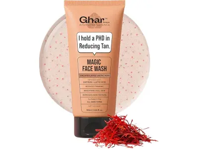 Ghar Soaps De-Tan Face Wash with Sandalwood & Saffron