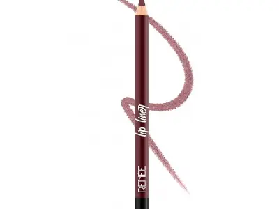 RENEE Define Pencil Lip Liner - Wine Mess, Long Lasting & Smudge Proof, Full Coverage, Intensely Pigmented, Easy Glide Formula, Vitamin E & Castor Oil Infused, 1.2Gm