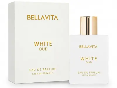 Bella Vita Luxury White Oud | Long Lasting Unisex EDP 100ml | with Orange, Patchouli, Musk | Oud & Fruity Premium Fragrance Perfume for Unisex | Great for Everyday Use