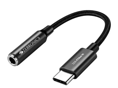 ZEBRONICS CTAux10 Type C to 3.5mm Converter