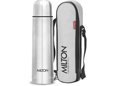 Milton Flip Lid 500 Thermosteel Water Bottle 500 ml, 24 Hr Hot and Cold I Leak Proof Lid with J