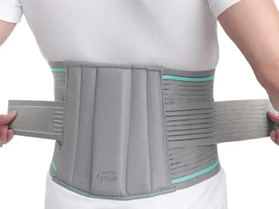 TYNOR Lumbo Sacral Belt, Grey, Large, 1 Unit