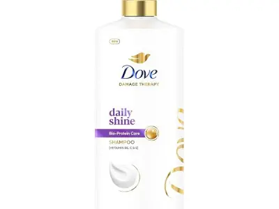 Dove Daily Shine Shampoo 1 L|| For Damaged or Frizzy Hair|| Makes Hair Soft|| Shiny And Smooth - Mild Daily Shampoo for Men & Women