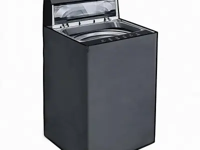Yellow Weaves Top Load Fully Automatic Washing Machine Cover for 6 kg, 6.5 kg, 7kg, 7.5 kg & 8kg Waterproof & Dust-Proof Top Loading Machine Protective Cover (Dimensions- 59x59x86