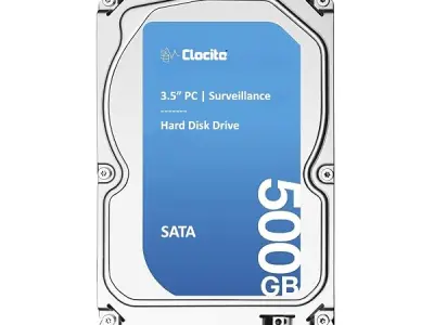 500 GB SATA Hard Disk for Desktop/Surveillance–8.89 cm(3.5 Inch), 6 Gb/s 5400 RPM High Speed Data Transfer | DVR NVR Security Camera System | Heavy Duty Hard Drive with 256 MB Cach