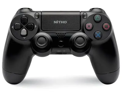 NiTHO PADMATE Wireless Gamepad Controller for PS4, PC, PS3, Steam Deck, PS5 (only play with PS4 games) | Gaming Joystick with Touchpad, 6-Axis Motion Sensor, Dual Vibration, Analog