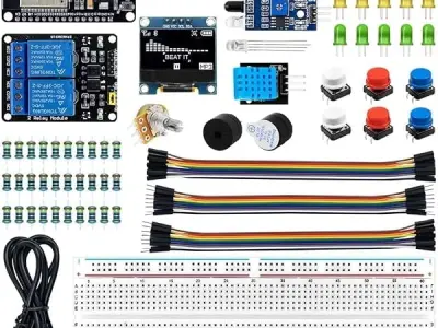 Electrobot ESP32 ESP-32S WiFi IOT Development Board Starter Kit Basic Learning Kit for DIY Experiments