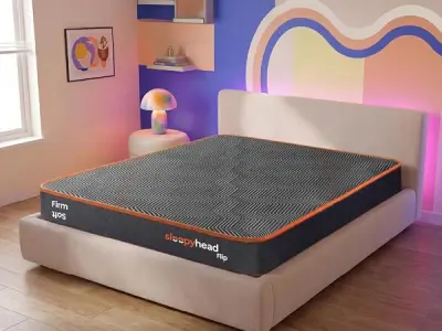 Sleepyhead Flip Designed by Duroflex - Premium Dual Sided High Density Foam Queen Bed Mattress with Firm & Medium Soft Sides |7 Years Warranty |4 Inch Queen Size Bed Mattress (78x6
