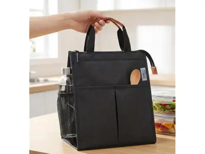 SaleOn Insulated Lunch Bag for Women & Men | Waterproof Soft Cooler Tote | Leakproof, Reusable