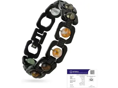 Astrotalk Metal Dhan Yog Bracelet | Attracts Wealth & Financial Prosperity | Pyrite, Citrine, T