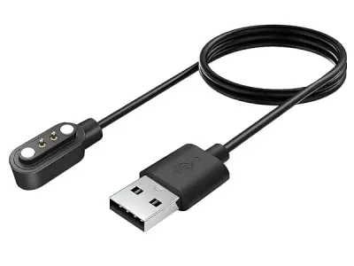 Lapster Smartwatch Usb Type Charging Cable Compatible With Noise, Boat, dizo,f Beatxp, Fast-Track, Ptron 2 Pin Charger Watches (Cable Only)
