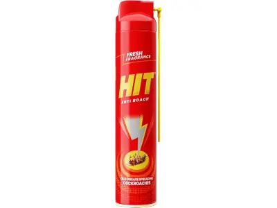 HIT Crawling Insect Killer Cockroach Killer Spray | Instant Kill | Deep-Reach Nozzle | Fresh Fr