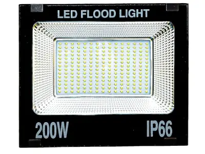Gesto 200W LED Flood Light Outdoor Waterproof - IP66 With 120° Wide Beam | Aluminium Halogen Light, Focus Light for Factory, Garage, Parking (Cool White) - Pack of 1