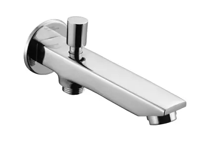 Hindware Italian Collection Aspiro Range F570010CP Bath Tub Spout with tip-ton | Made of Brass | Mirror-Like Finish