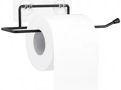 ZUKU (1 PCS) No Drill Toilet Paper Roll Holder Self Adhesive/Toilet Paper Holder Self Adhesive/Hand Towel Holder for Bathroom Accessories