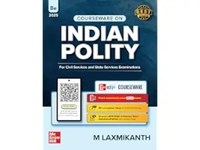 Indian Polity Courseware (English), 8e by M Laxmikanth for UPSC 2026 | 40+ Conceptual Videos |