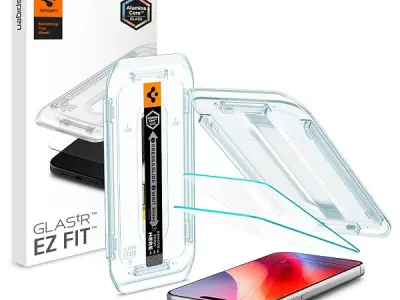 Spigen EZ Fit Tempered glass for iPhone 18 Pro / 17/17 Pro / 16 Pro
