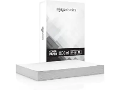 Amazon Basics A4 Copier Paper | Multipurpose Paper | 75 GSM | 500 Sheets | Compatible with Inkj