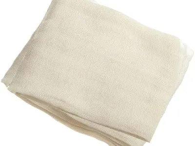 Pure Source India 100% Muslin Cloth for Kitchen |Unbleached Cotton for Straining | Food Grade Bpa Free| Chapati Roti Wrapping Fabric | Momos Idli Steaming -1x1.5 Meters, (100x150 C
