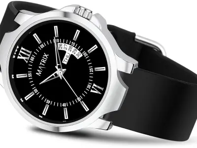 Matrix Antique 2.0 Day & Date Softest Silicone Strap Analog Watch for Men & Boys