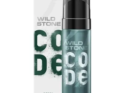 Wild Stone Code Steel Long Lasting No Gas Body Perfume For Men, 150Ml - Steel, Spray