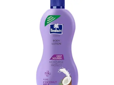 Parachute Advansed Coco Nourish Body Lotion, With Pure Coconut Milk, 100% Natural, Dry Skin Moisturizer, 400ml