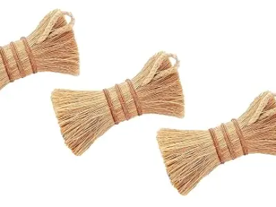 Palmera Kitchen Whiskers Coir Fibre Washing Brush (Brown) (Pack of 3)