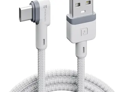 Portronics Konnect L POR-1403 Fast Charging 3A Type-C Cable 1.2 Meter with Charge & Sync F