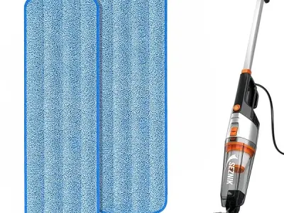 Seznik Vacuum Cleaner Accessory - SZ-V07 Model - Mopping Pads, Reusable, Washable, Compatible with Seznik Turbo SZ-V07 Model, Mop for All Types of Floors – Pack of 1 (2 Pcs)