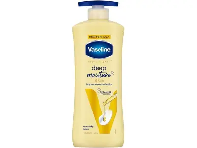 Vaseline Deep Moisture Body Lotion with Ceramide Hyaluron Fillers | 10X More Moisture for Cushi