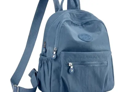 TS WITH TECHSUN Stylish Women Mini Backpack | Lightweight Travel Small Nylon Bag with Multiple Pockets | Anti-Theft Zipper Pocket | Casual, Work, Office, Picnic Backpack for Girls