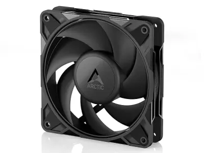 ARCTIC P12 Pro - Powerful Premium Fan, 120 mm PWM Fan, 600-3000 RPM, 0 RPM <5% PWM, Fluid Dynamic Bearing, 4-Pin - Black