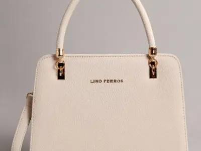 Lino Perros Women White Hand-held Bag Mini
