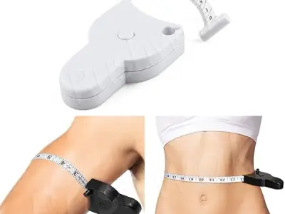 Rushwak Body Measuring Tape with Lock Pin and Retractable Push Button 150 CM Measurement Tape Measure for Body for Fat Measurement and Weight Loss Sewing Tape Tailor Tape (Multicol