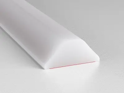 Silicone Water Stopper for Shower, Cosyeasy 2 Meter Self-Adhesive Water Dam Barrier Strip with Glue, Flexible Waterproof Bathroom Threshold Water Retaining Strip, Dry & Wet Separat