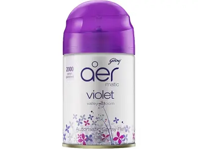Godrej aer Matic Automatic Room Fresheners Refill Pack | Violet Valley Bloom | 2000 Sprays Guar