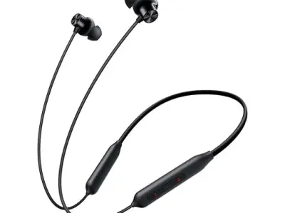for OnePlus Wireless Z2 in-Ear Neckband with 12.4mm Drivers, 3D Spatial Audio,10 mins Charge for 27 hrs Playback, AI Call Noise Cancellation, 4 EQ preset (Full Black)