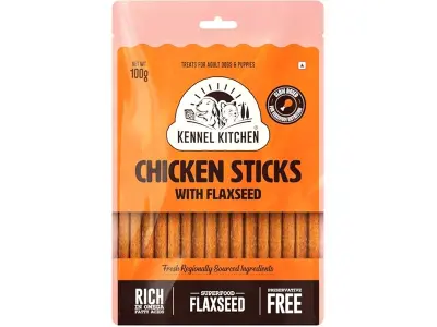 Kennel Kitchen All Life Stages Soft Baked Chicken Stick Treats for Dogs, 100g (Pack of 1)