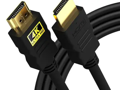 Sounce 1.5 Meter High-Speed HDMI Cable - Hdmi Arc Enabled | 64 Gbps | 4K 120Hz | 1080P 240Hz | Strong & Durable | Supports Up To 32 Audio Channels | Gold Plated | 1.5 Meter, Black