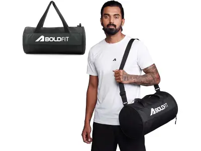 Boldfit Gym Bags for Men with Separate Shoe Compartment Unisex Duffle Bag for Carry & Travel Ad
