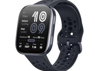 Amazfit Bip 6 Smart Watch 46mm, 14 Day Battery, 1.97" AMOLED Display, GPS & Free Maps, AI, Bluetooth Call & Text, Health, Fitness & Sleep Tracker, 140+ Workout Modes, 5 ATM Water-R