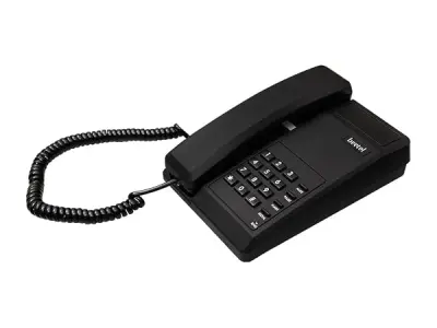 Beetel B11 Corded Landline Phone, Ringer Volume Control, LED for Ring Indication, Wall/Desk Mountable, Classic Design, Clear Call Quality, Mute/Pause/Flash/Redial Function (Made in