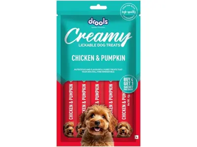 Drools All Life Stages Dog Treats Creamy 5 Sticks Tasty & Nutritious Snack for All Breeds (15g