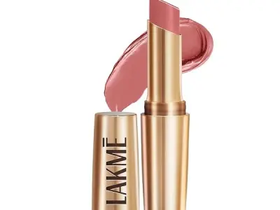 Lakme Powerplay Priming Matte Lipstick, Smooth Matte Finish, Lightweight Lipstick, Smudgeproof, Lasts 16hrs, Hydrates Lips, Blushing Nude, 3.6g