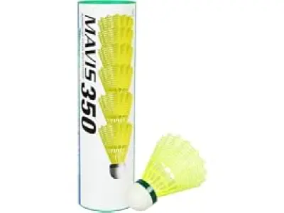 Yonex Mavis 350 Green Cap Nylon Shuttlecock (Yellow)