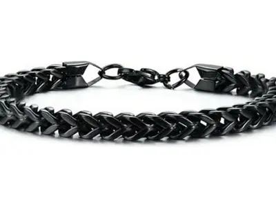 Fashion Frill Stylish Bracelet for Men Stainless Steel Hand Chain Band Jewellery Accessories Fo