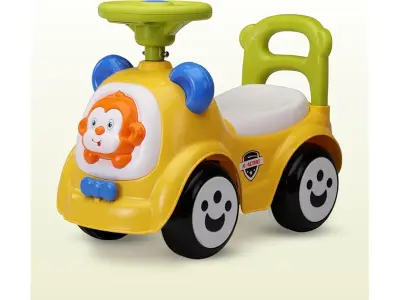 LuvLap Sunny Ride on & Car for Kids with Music & Horn Steering, Push Car for Baby with Backrest