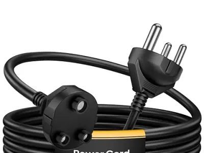 FEDUS 16Amp 3000W Heavy Duty Male to Female 3 Pin 16AMPS Power Extension Cord Wire 16A 16AWG 5 Meter Long Indoor Outdoor Power Extension Electrical Extender Cable for appliances El