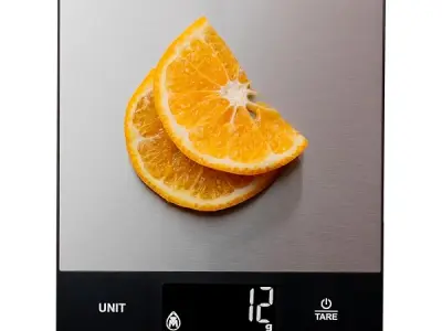 HealthSense Weight Machine for Kitchen, Kitchen Food Weighing Scale for Health, Fitness, Home Baking & Cooking with SS Platform, Touch Button, Tare Function & 1 Year Warranty – Che
